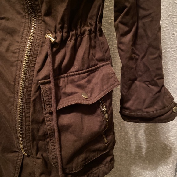 Zara military style coat jacket - Picture 2 of 4